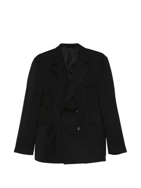  Seven Gauge Double-breasted Pocket Blazer - Black 