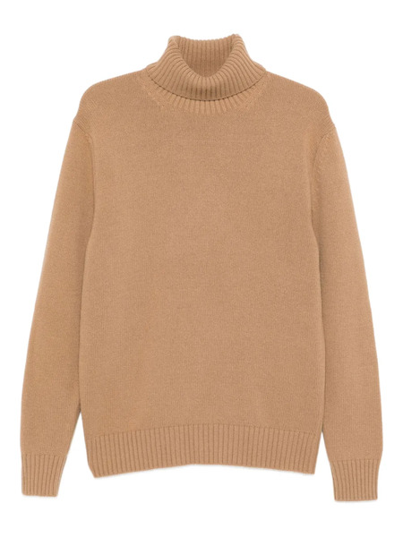  Seven Gauge Roll-neck Sweater - Brown 