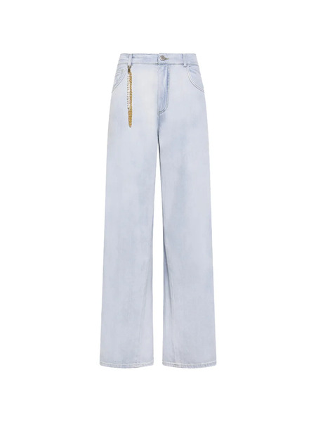  Seventy Chain-embellished Jeans - Blue 