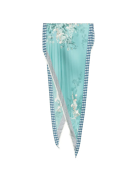  Seventy Floral-print Scarf - Blue 