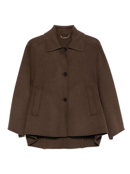  Seventy High-low Buttoned-up Jacket - Brown 