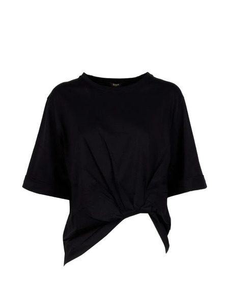  Seventy Knot-detail Short-sleeve Top - Black 