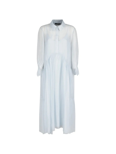  Seventy Long-sleeve Maxi Dress - Blue 