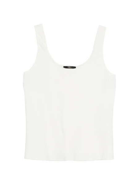  Seventy Scoop-neck Top - White 