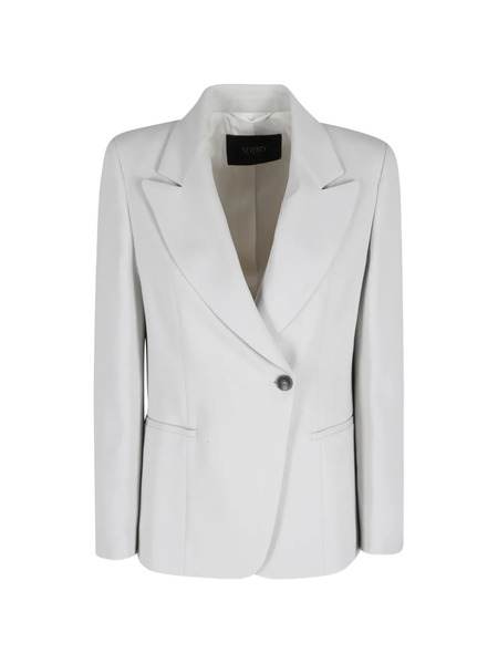  Seventy Single-breasted Buttoned Blazer - Grey 