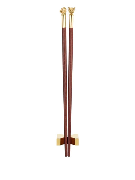  Shanghai Tang Animal-head Chopsticks - Brown 