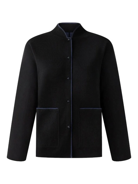  Shanghai Tang Buttoned Pocket Cardigan - Black 