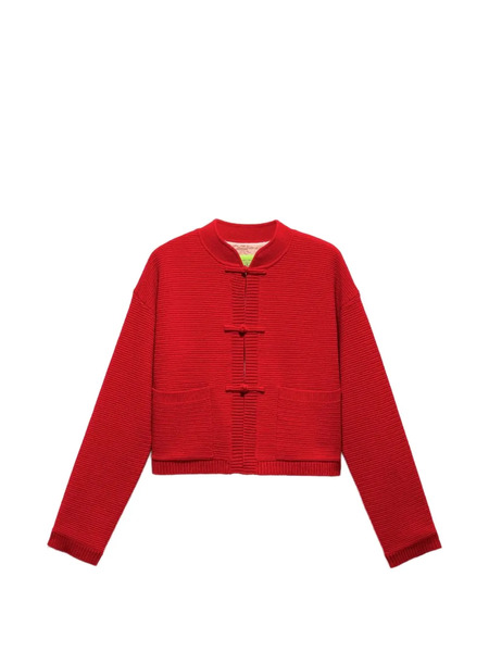  Shanghai Tang Cashmere Cardigan - Red 