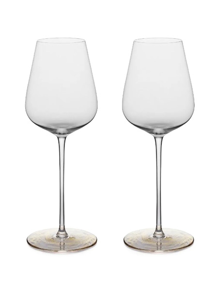  Shanghai Tang Dragon-pattern Wine Glass (set Of Two) - Silver 