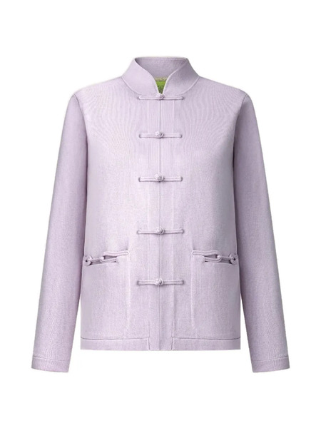  Shanghai Tang Knot Button Cardigan - Pink 