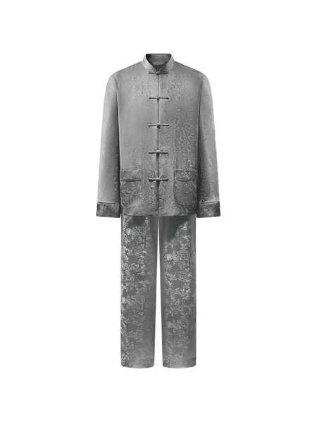  Shanghai Tang Patterned Tang Pyjama Set - Grey 