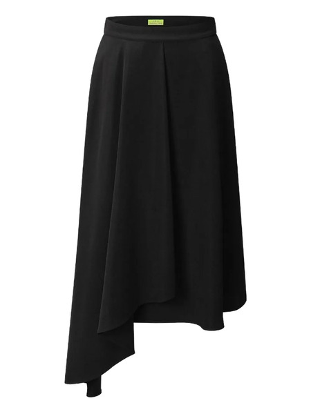  Shanghai Tang Pleated Asymmetric Skirt - Black 