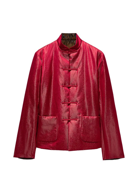  Shanghai Tang Reversible Pocket Jacket - Red 