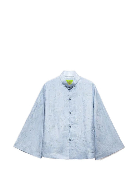  Shanghai Tang Sequin Embellished Kimono Jacket - Blue 