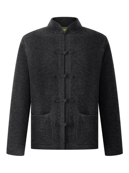  Shanghai Tang Tang Buttoned Cardigan - Grey 