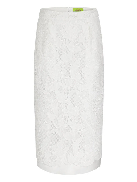  Shanghai Tang Tang Midi Skirt - White 