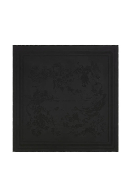  Shanghai Tang Tang Patterned Scarf - Black 