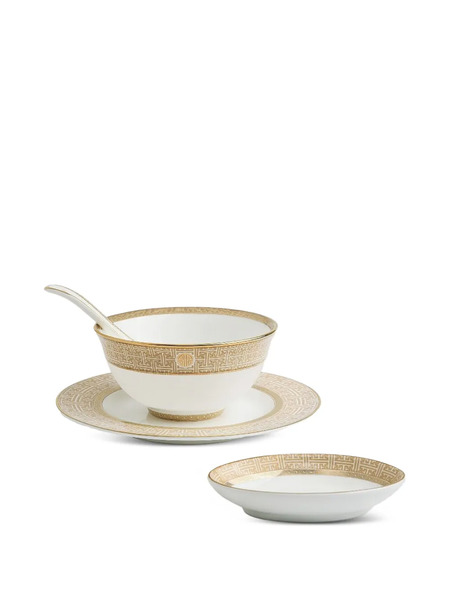  Shanghai Tang Tang Shou Gold-trim Bowl - White 