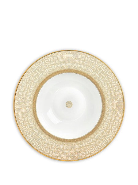  Shanghai Tang Tang Shou Gold-trim Plate - White 