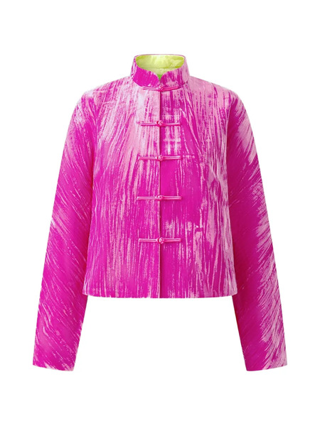  Shanghai Tang Tang Velvet Jacket - Pink 