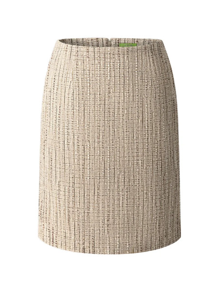  Shanghai Tang Textured Skirt - Neutrals 