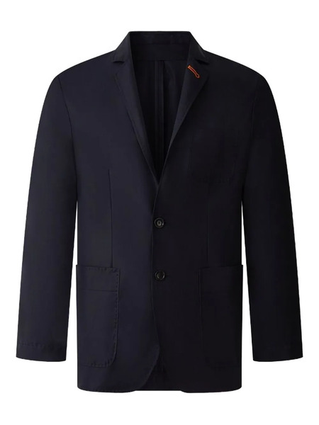  Shanghai Tang Two-button Patch-pockets Blazer - Blue 