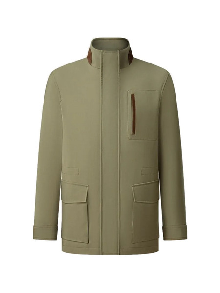  Shanghai Tang Zip-up Tang Jacket - Green 