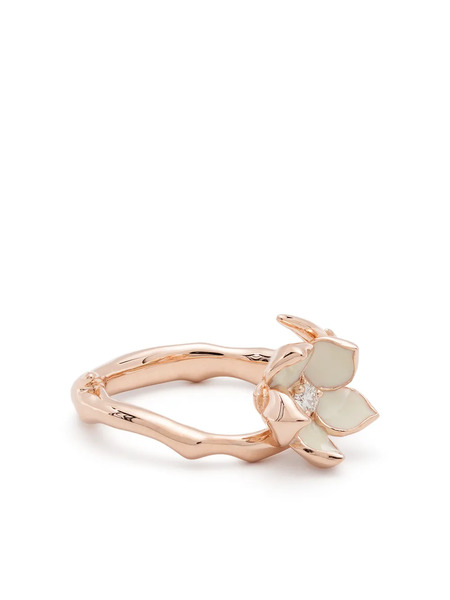  Shaun Leane Cherry Blossom Diamond Ring - Pink 