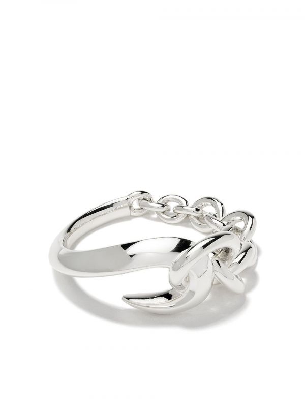  Shaun Leane Hook Chain Ring - Silver 