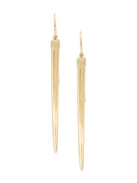  Shaun Leane No.1 Diamond Long Earrings - Gold 