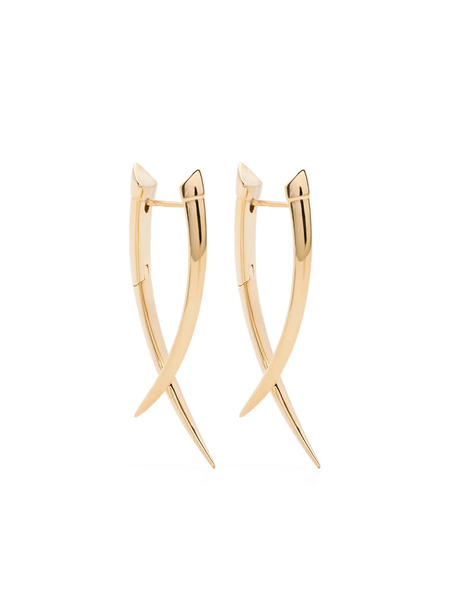  Shaun Leane Sabre Crossover Earrings - Gold 