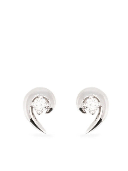  Shaun Leane Talon Diamond Stud Earrings - Silver 