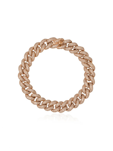  Shay 18k Gold And Diamond Link Bracelet 