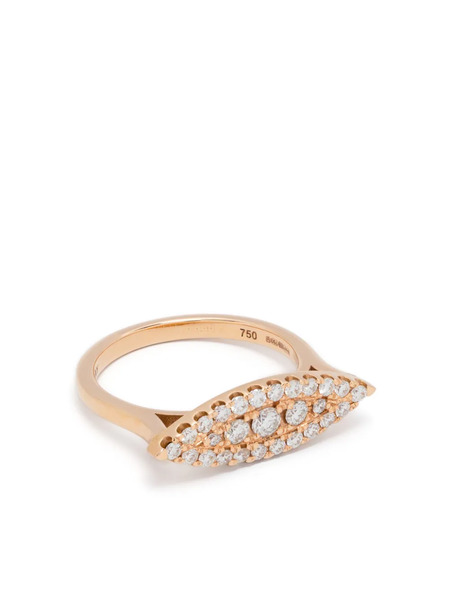  Shay 18k Rose Gold Diamond Ring - Pink 
