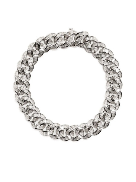  Shay 18k White Gold Diamond Chain-link Bracelet - Silver 