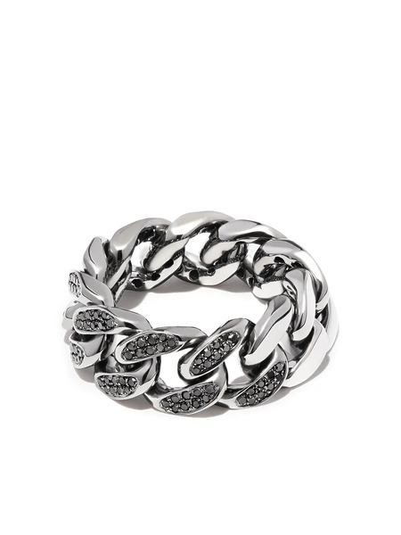  Shay 18k White Gold Diamond Link Ring - Silver 