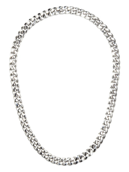  Shay 18k White Gold Flat Link-chain Necklace - Metallic 