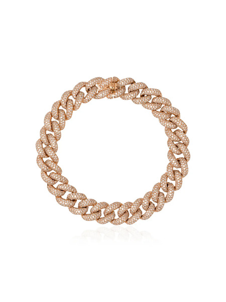  Shay 18k Yellow Gold Diamond Chunky Chain Bracelet 