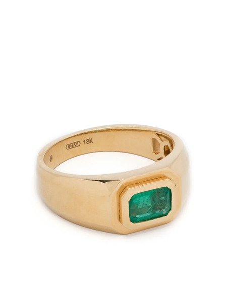  Shay 18k Yellow Gold Emerald Ring 
