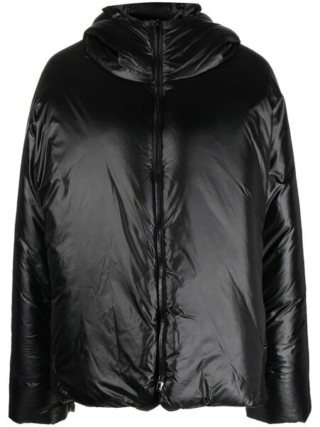  Sherpa Shuoy Hooded Puffer Jacket - Black 