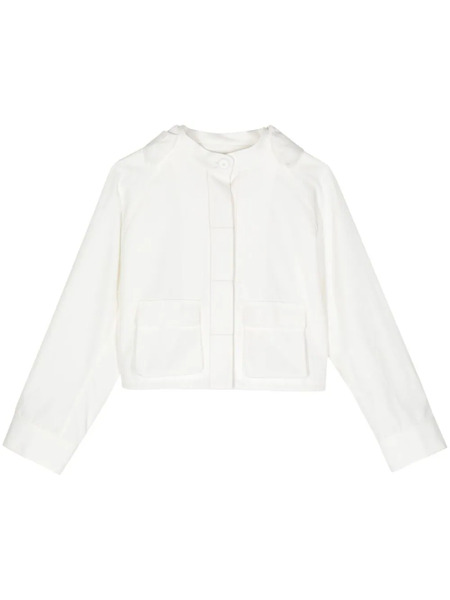  Shiatzy Chen Detachable-hood Cargo Jacket - White 