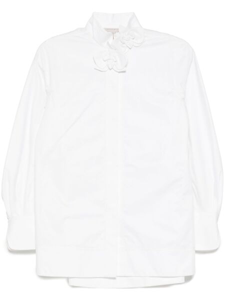  Shiatzy Chen Flower-embellished Shirt - White 
