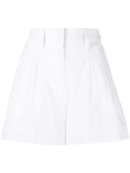  Shiatzy Chen High-waisted Chino Shorts - White 