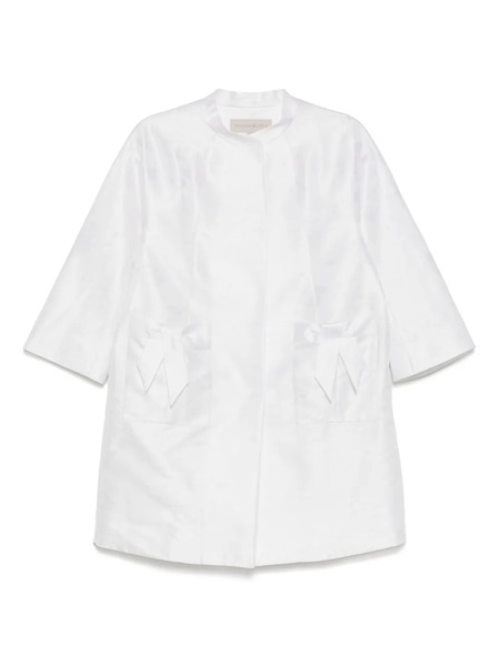  Shiatzy Chen Jacquard Coat - White 