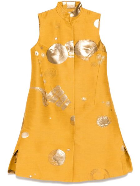  Shiatzy Chen Jacquard Dress - Yellow 
