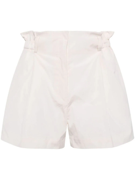  Shiatzy Chen Plenteous Crease-effect Shorts - White 