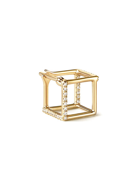  Shihara Diamond Square Earring 7 (02) - Metallic 
