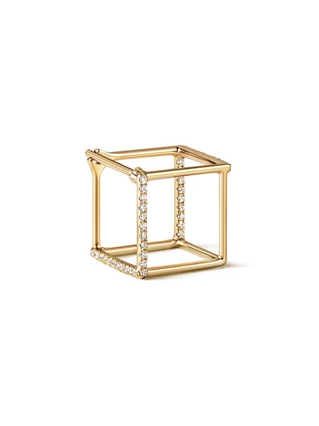  Shihara Diamond Square Earring 10 (02) - Metallic 
