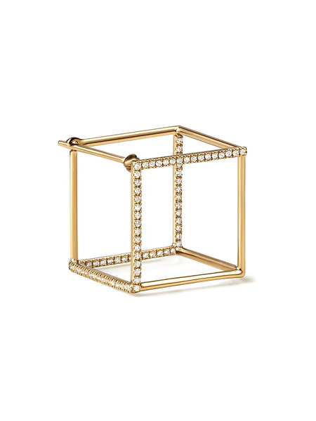  Shihara Diamond Square Earring 15 (03) - Metallic 