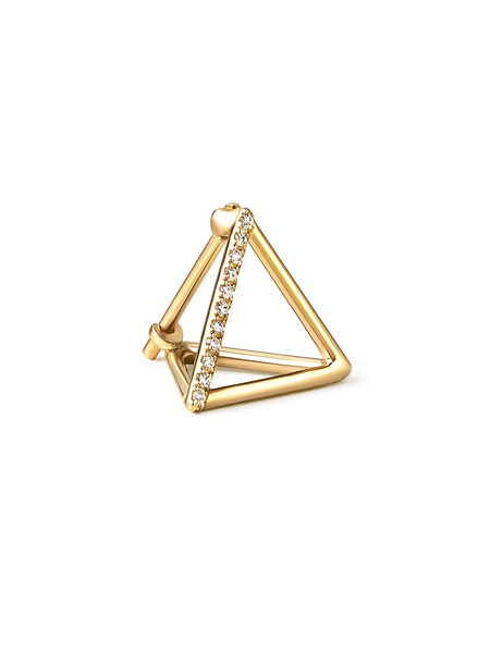  Shihara Diamond Triangle Earring 10 (01) - Metallic 